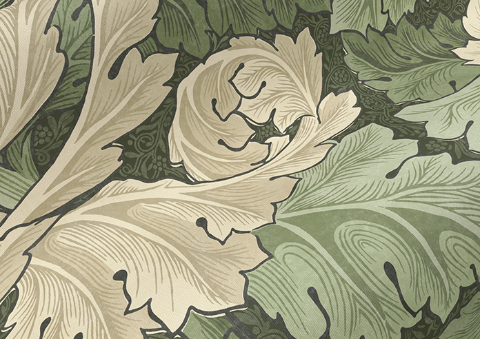 William Morris At Home Acanthus, Nettle - Roller Blind - Image 4